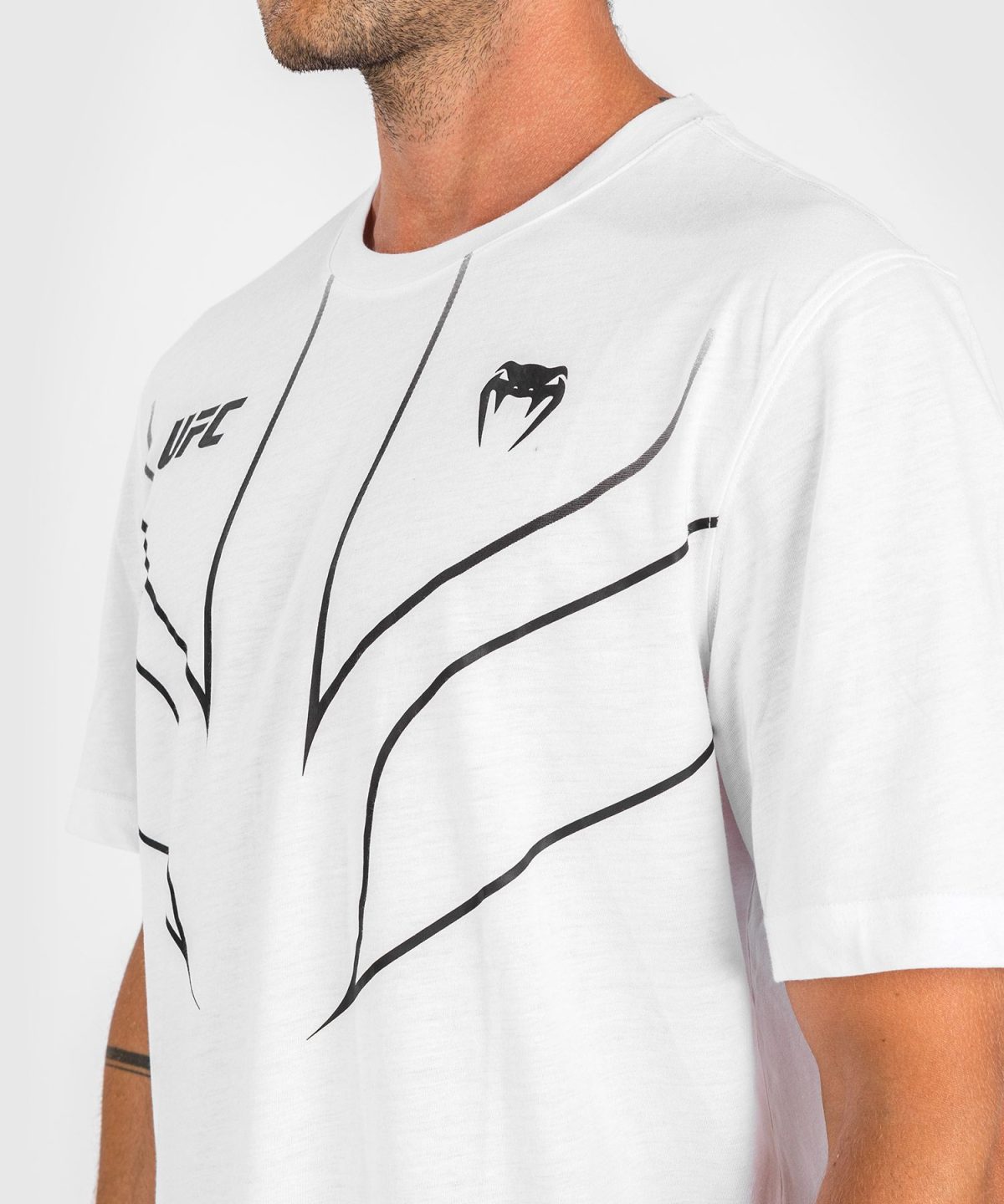 UFC VENUM FIGHT NIGHT 2.0 REPLICA MEN'S T-SHIRT - WHITE - Image 3