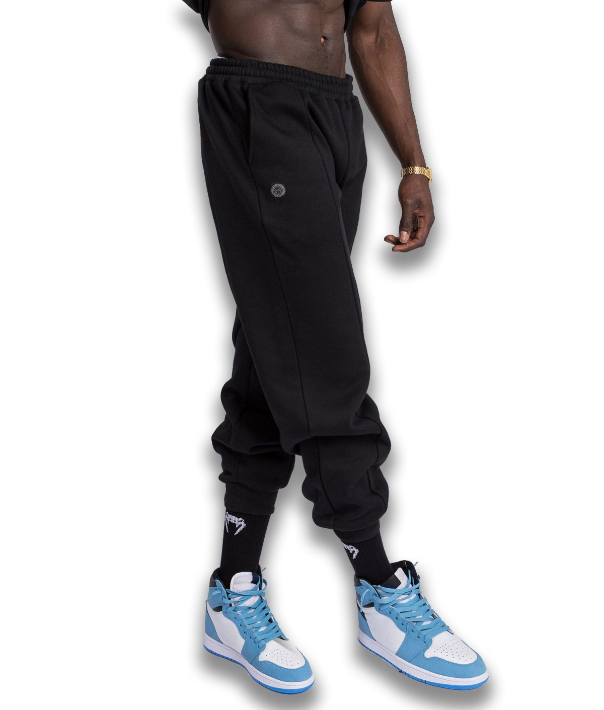 VENUM VORTEX XL JOGGERS - OVERSIZE - BLACK 01 VENUM VORTEX XL JOGGERS - OVERSIZE - BLACK - Image 1