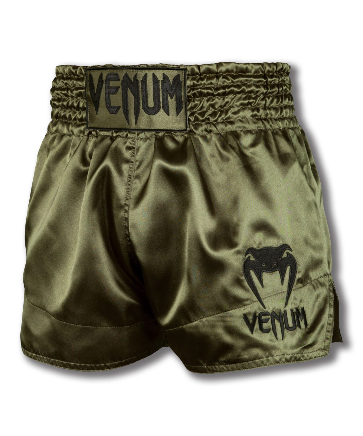 VENUM MUAY THAI SHORTS CLASSIC - KHAKI-BLACK 01 VENUM MUAY THAI SHORTS CLASSIC - KHAKI/BLACK - Image 1