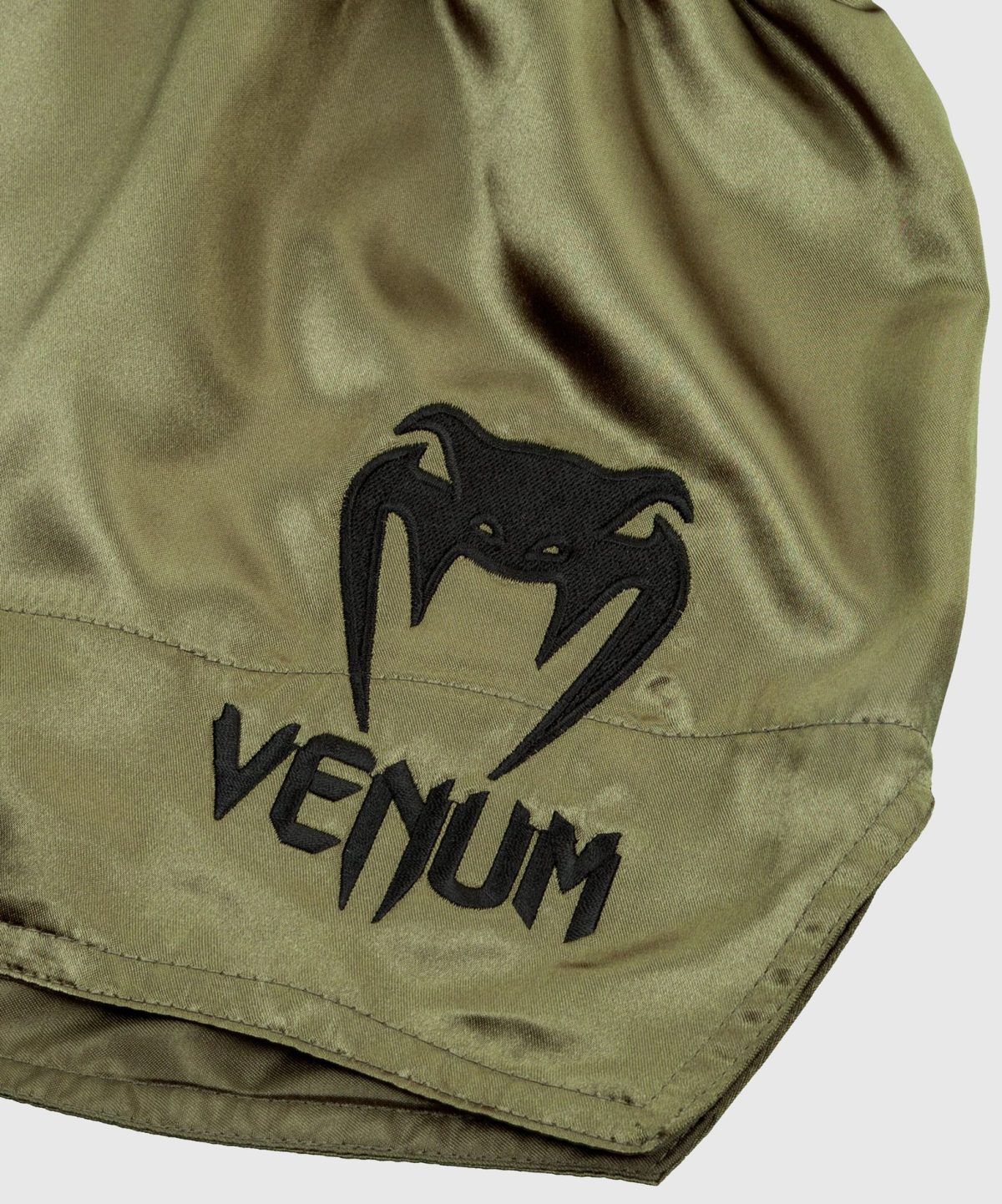 VENUM MUAY THAI SHORTS CLASSIC - KHAKI-BLACK 04 VENUM MUAY THAI SHORTS CLASSIC - KHAKI/BLACK - Image 4