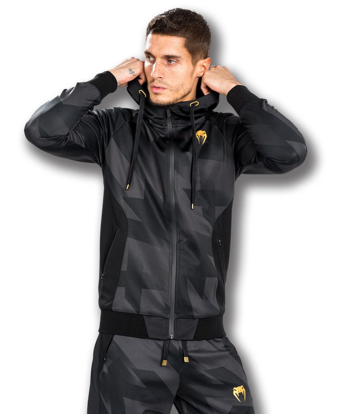 VENUM RAZOR HOODIE - BLACK-GOLD 01 VENUM RAZOR HOODIE - BLACK/GOLD - Image 1