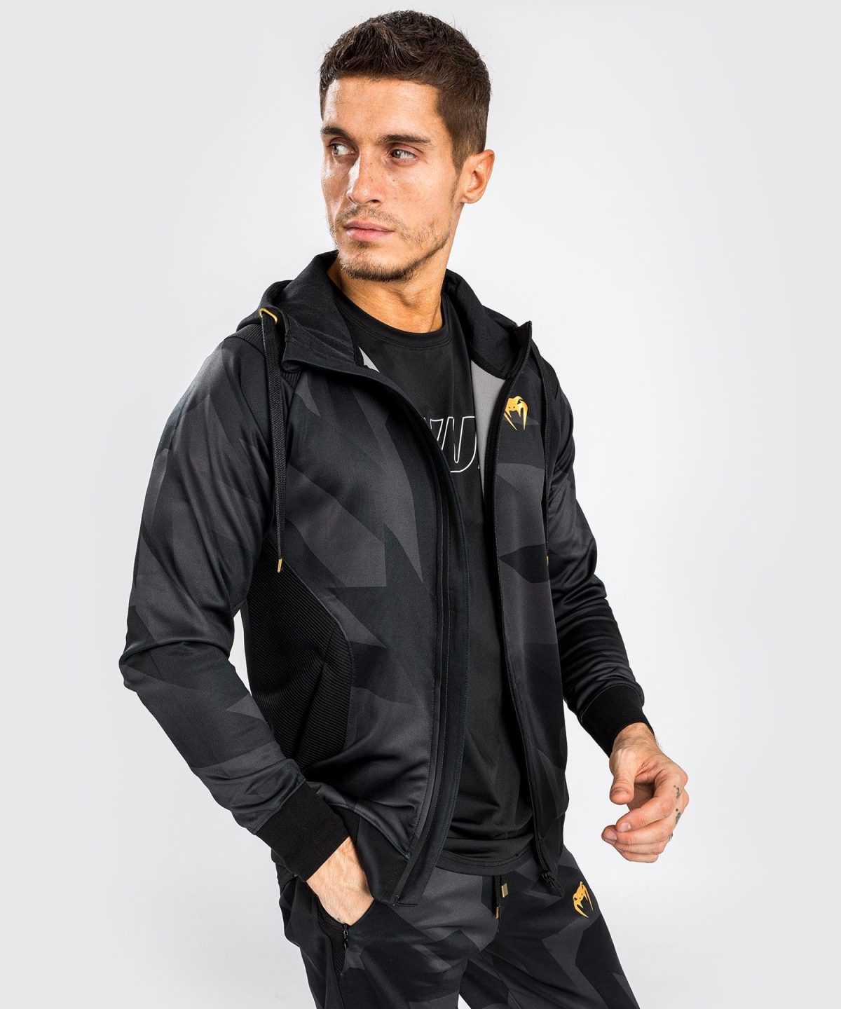 VENUM RAZOR HOODIE - BLACK-GOLD 05 VENUM RAZOR HOODIE - BLACK/GOLD - Image 5