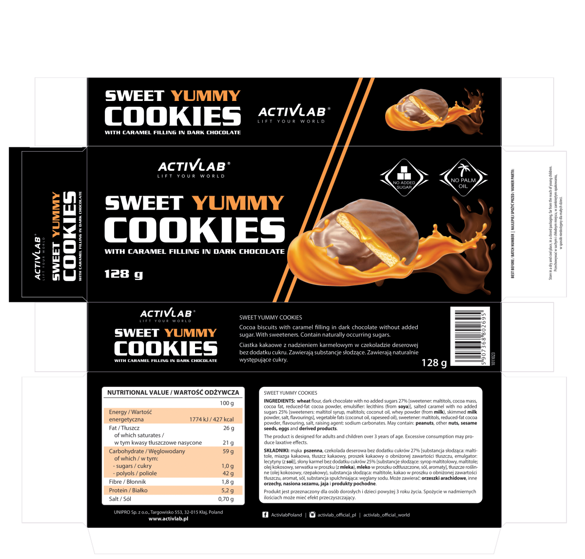 Sweet Yummy Cookies with Caramel Filling - Image 2