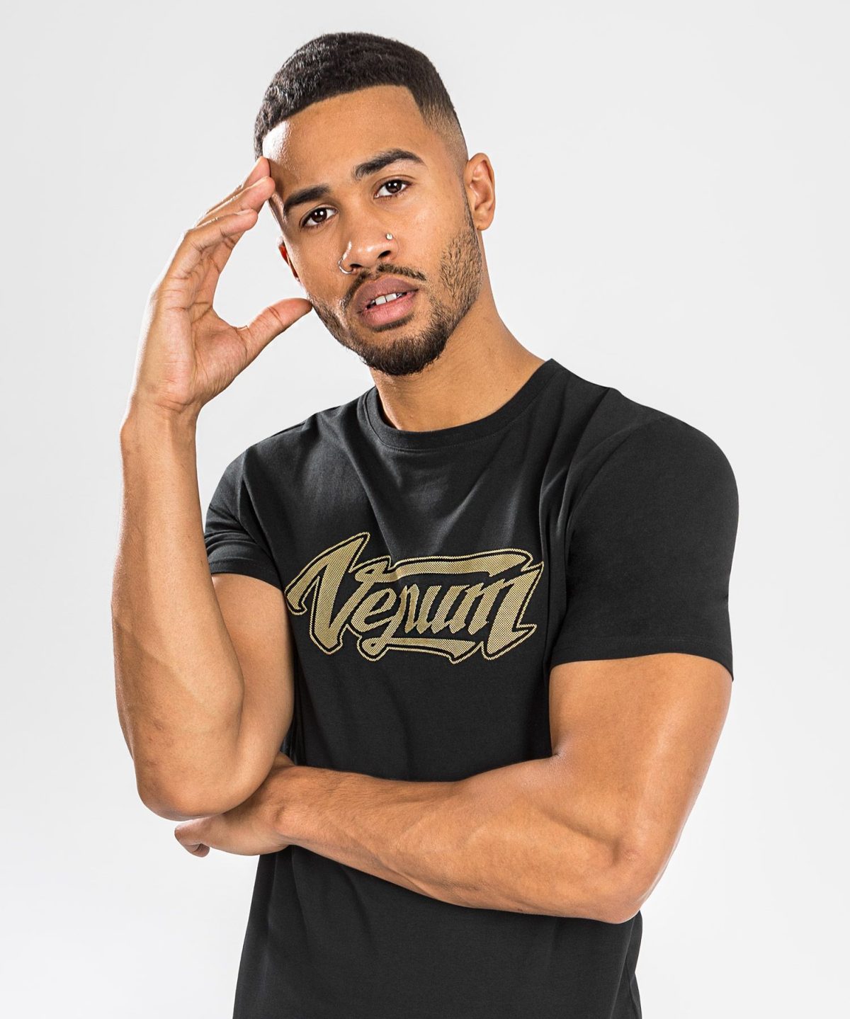 VENUM ABSOLUTE 2.0 T-SHIRT - ADJUSTED FIT - BLACK/GOLD - Image 3