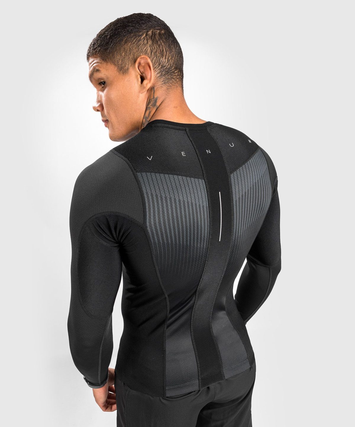 VENUM BIOMECHA RASHGUARD LONG SLEEVES - BLACK/GREY - Image 3