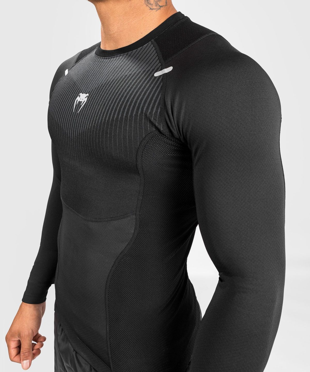 VENUM BIOMECHA RASHGUARD LONG SLEEVES - BLACK/GREY - Image 5