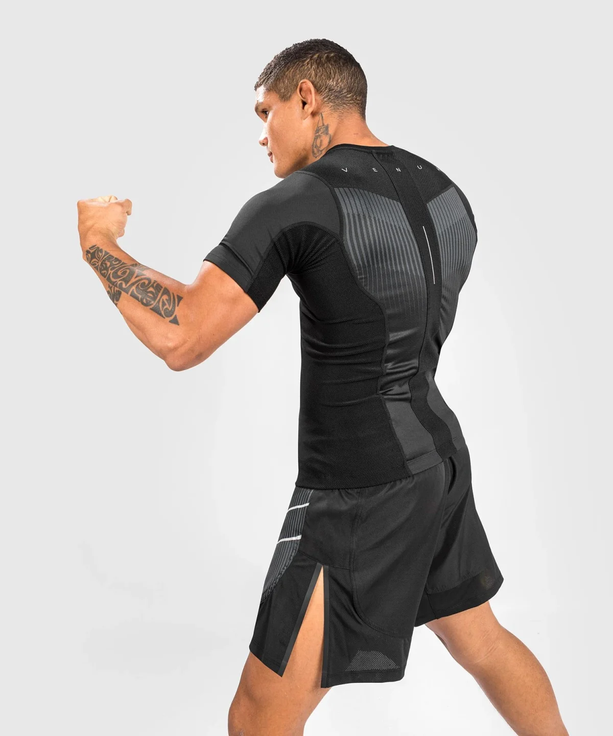 VENUM BIOMECHA RASHGUARD SHORT SLEEVES - BLACK/GREY - Image 3