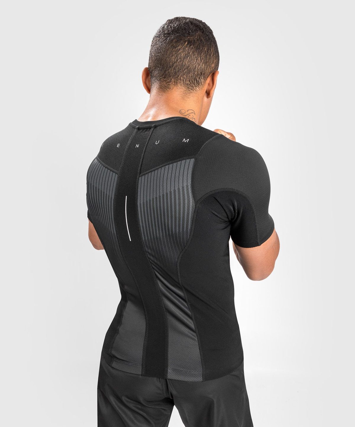 VENUM BIOMECHA RASHGUARD SHORT SLEEVES - BLACK/GREY - Image 4