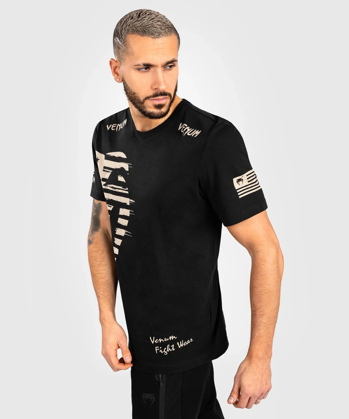 VENUM GIANT USA T-SHIRT - REGULAR FIT - BLACK - Image 4