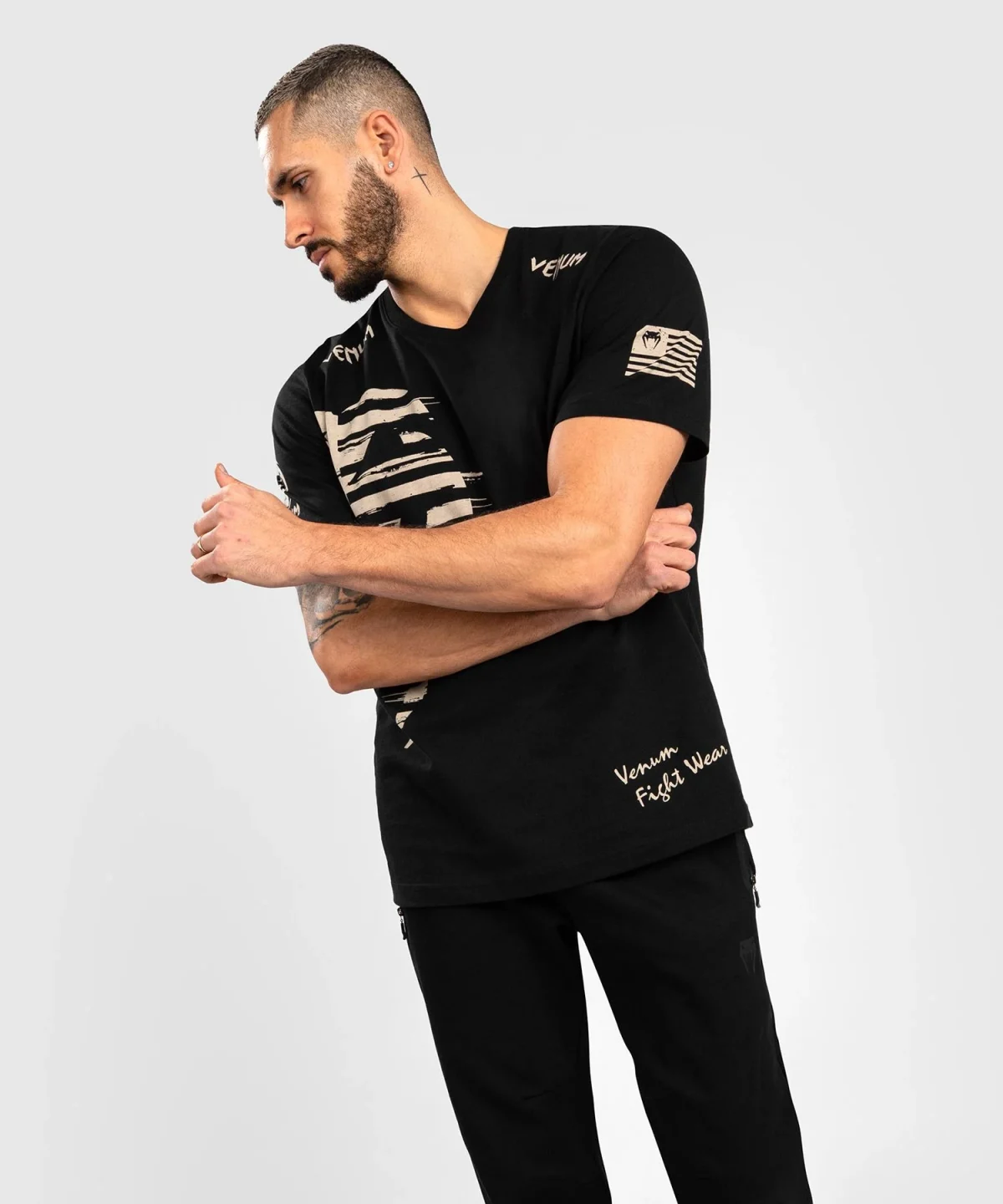 VENUM GIANT USA T-SHIRT - REGULAR FIT - BLACK - Image 5
