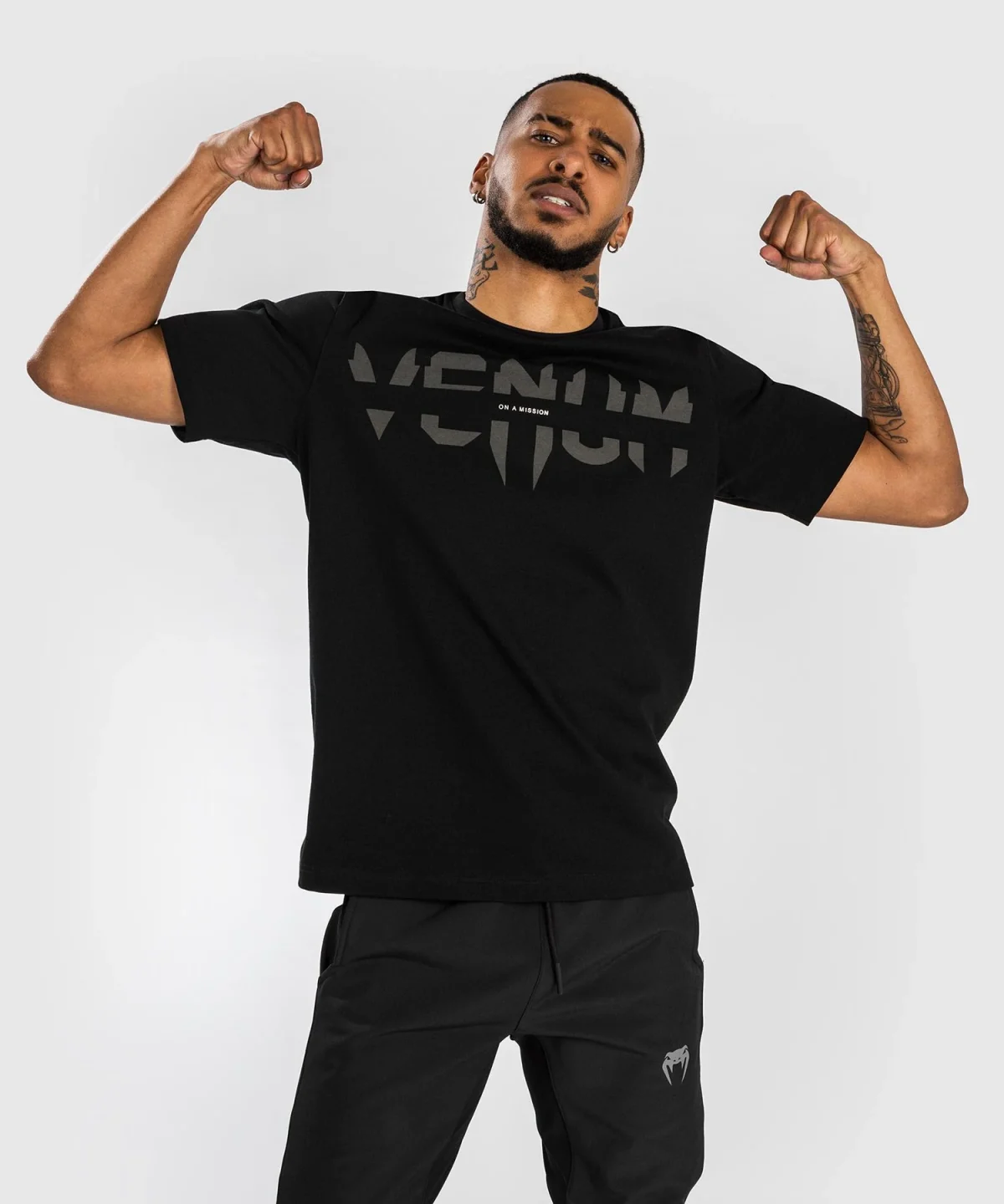 VENUM ON MISSION T-SHIRT - REGULAR FIT - BLACK - Image 3