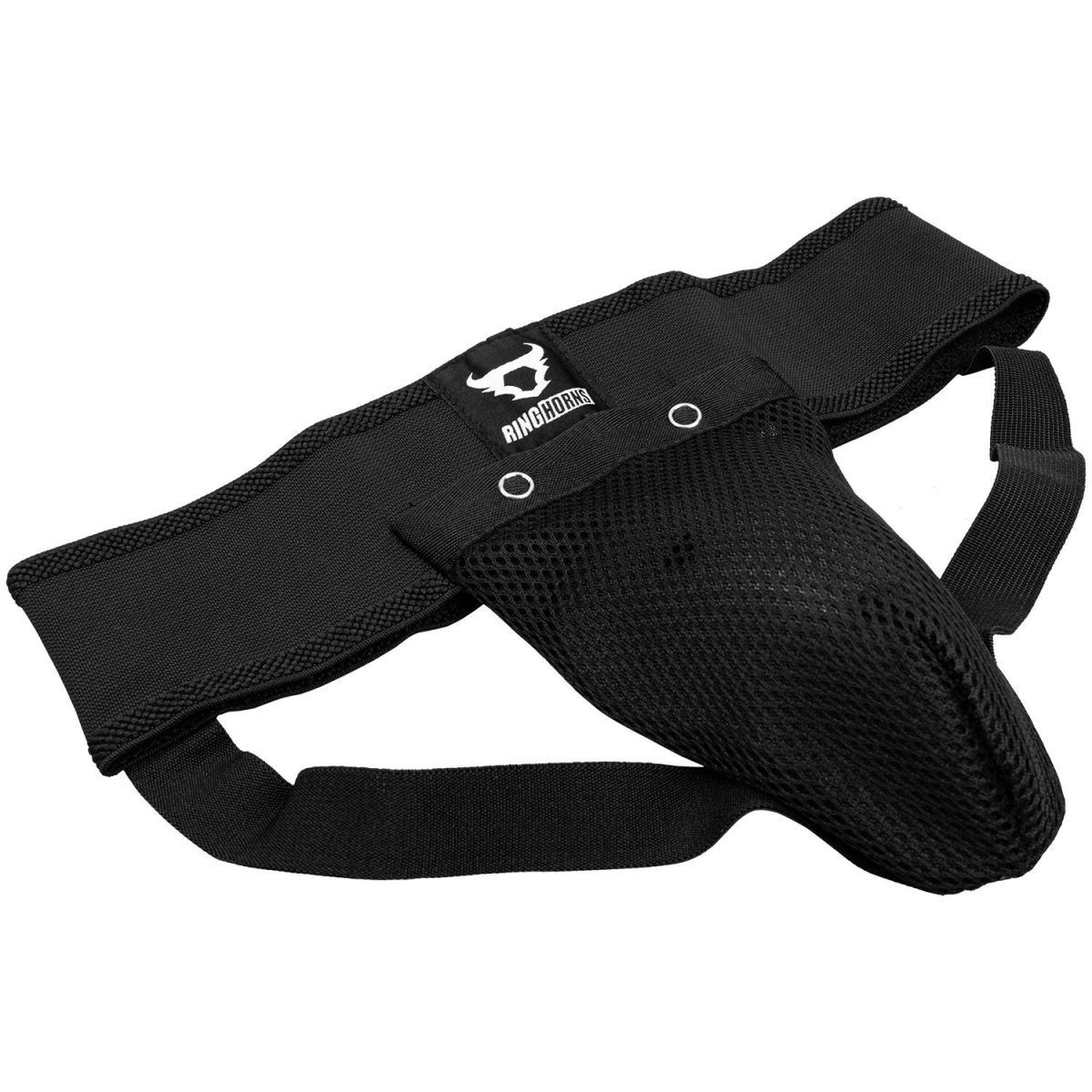 RINGHORNS CHARGER GROIN GUARD & SUPPORT - BLACK - Image 2