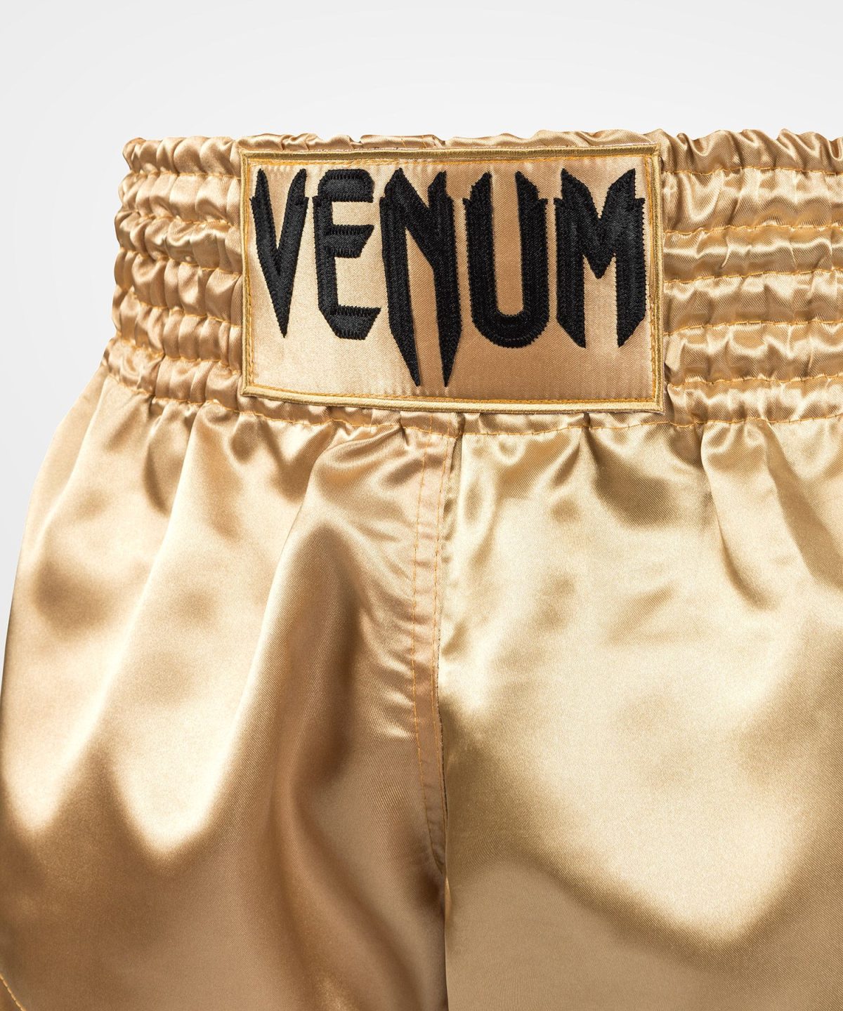 VENUM CLASSIC MUAY THAI SHORTS - GOLD/BLACK - Image 4