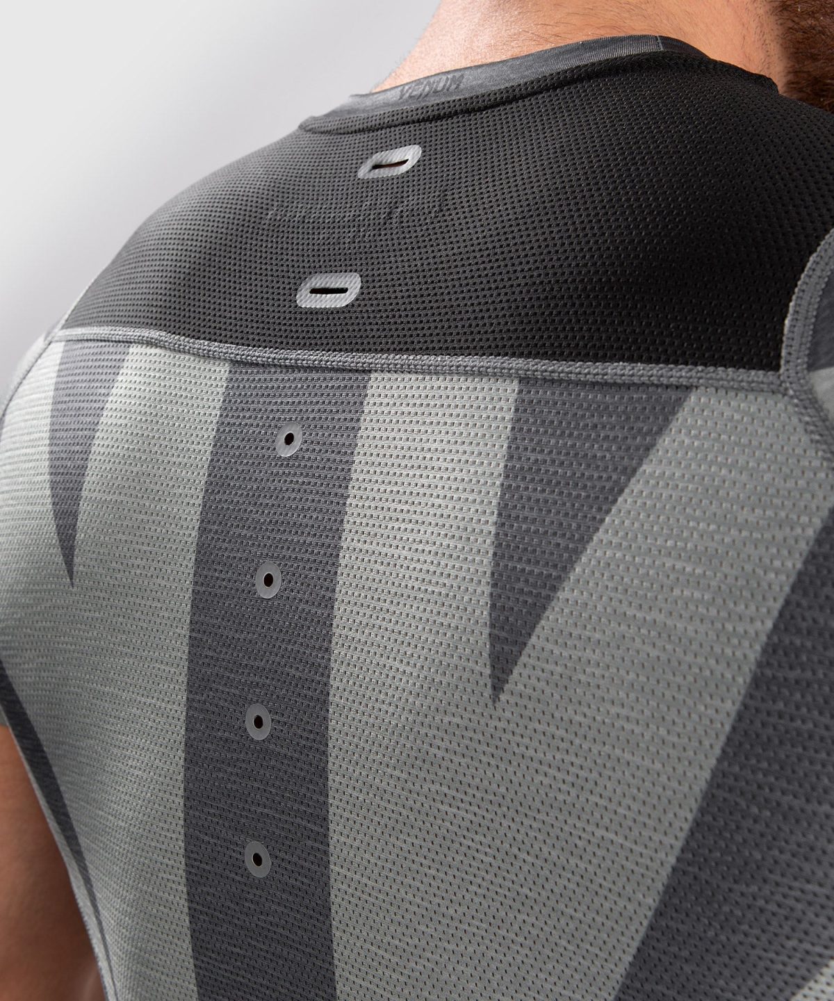 Venum Stone Rashguard - Short Sleeves - Mineral Green - Image 7