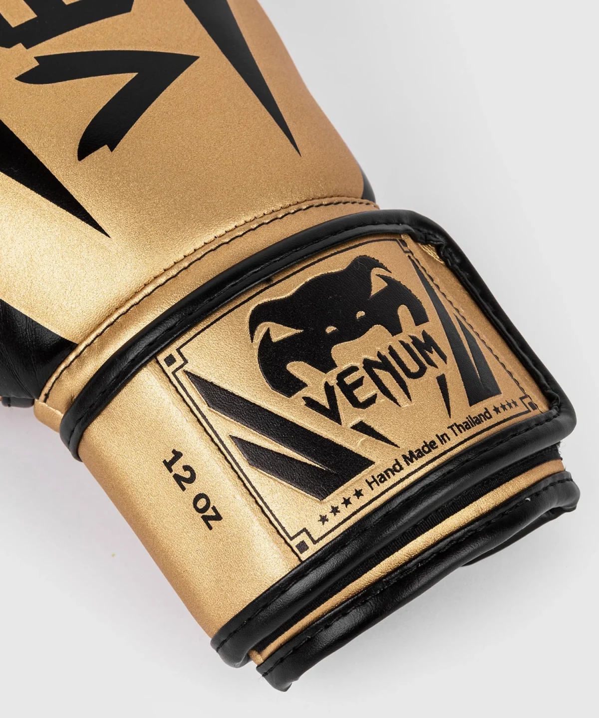Venum Elite Boxing Gloves - Gold/Black - Image 5