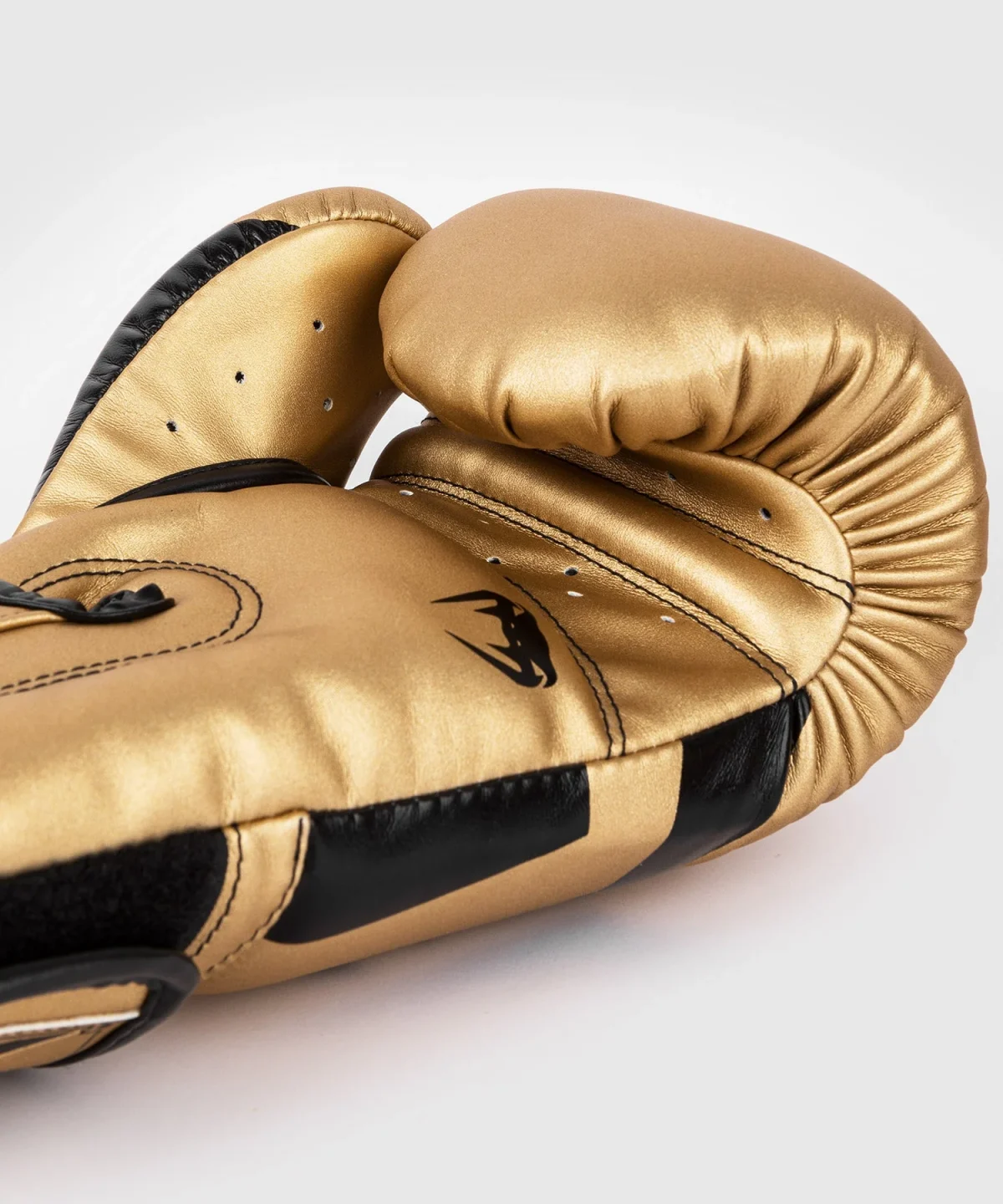 Venum Elite Boxing Gloves - Gold/Black - Image 6