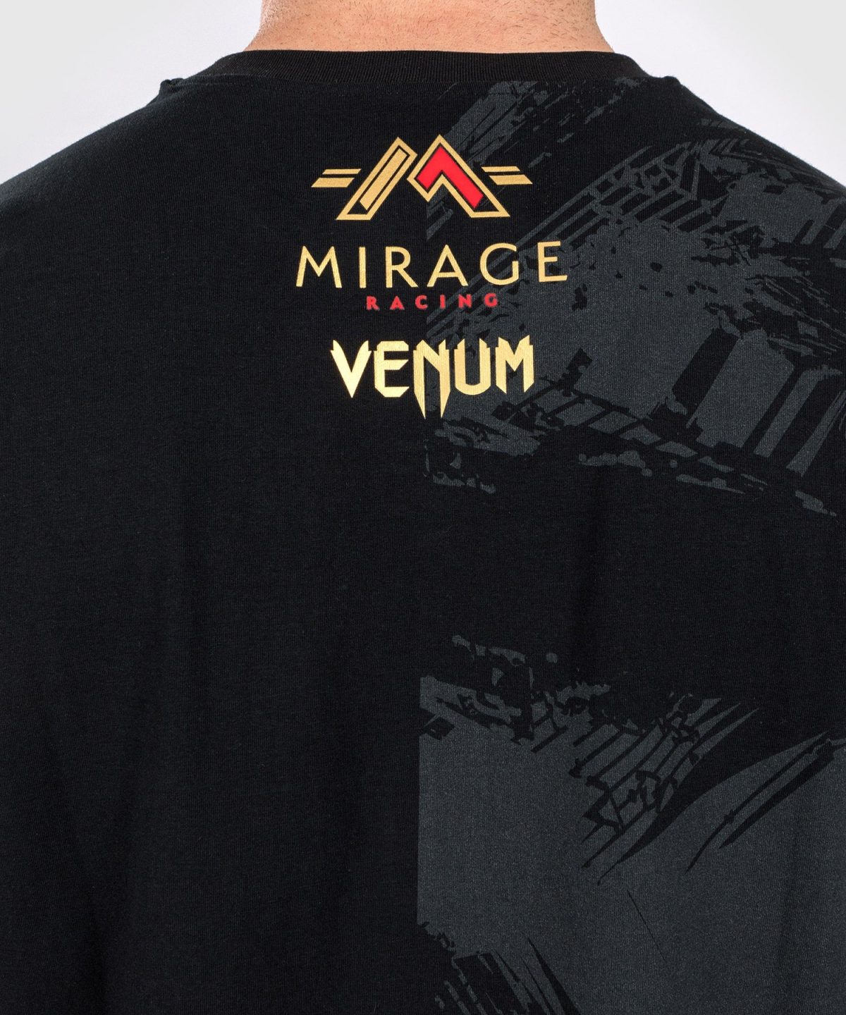 Venum x Mirage T-Shirt - Black/Gold - Image 2