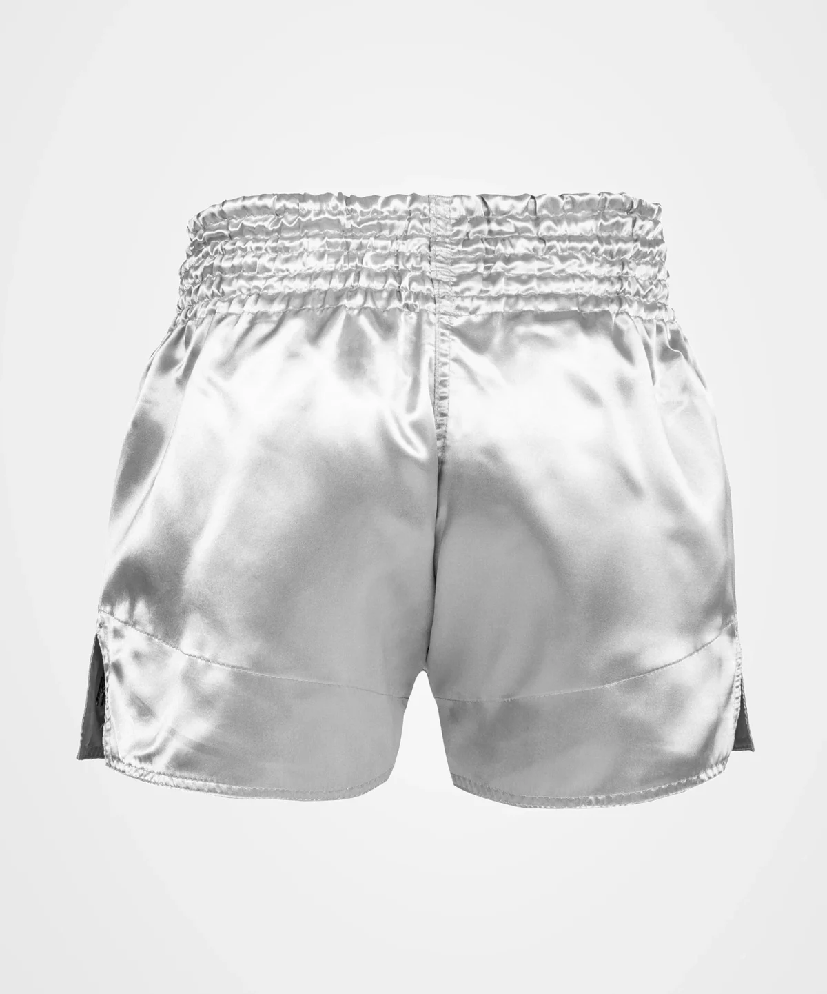 VENUM CLASSIC MUAY THAI SHORTS - SILVER/BLACK - Image 5