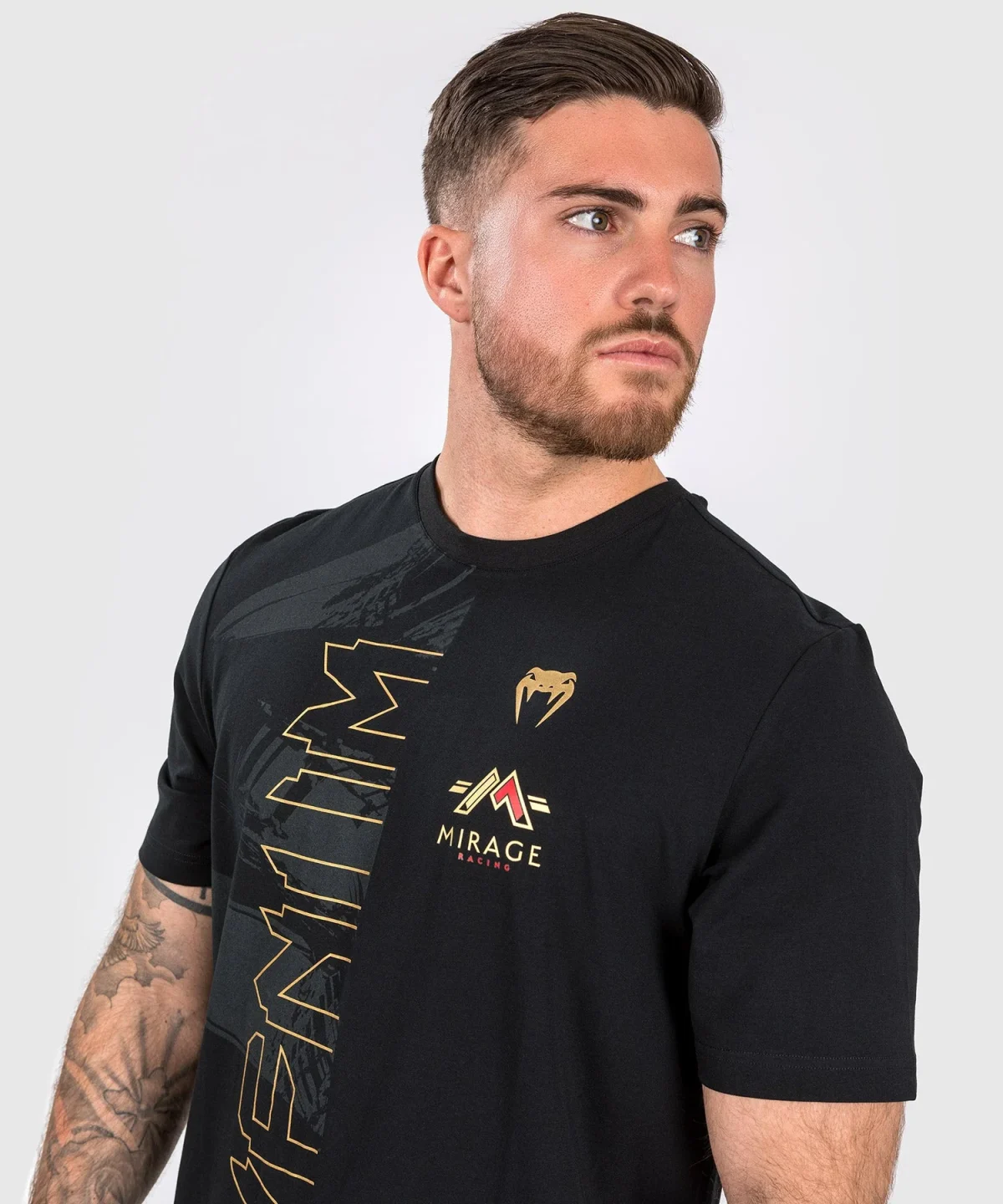 Venum x Mirage T-Shirt - Black/Gold - Image 5