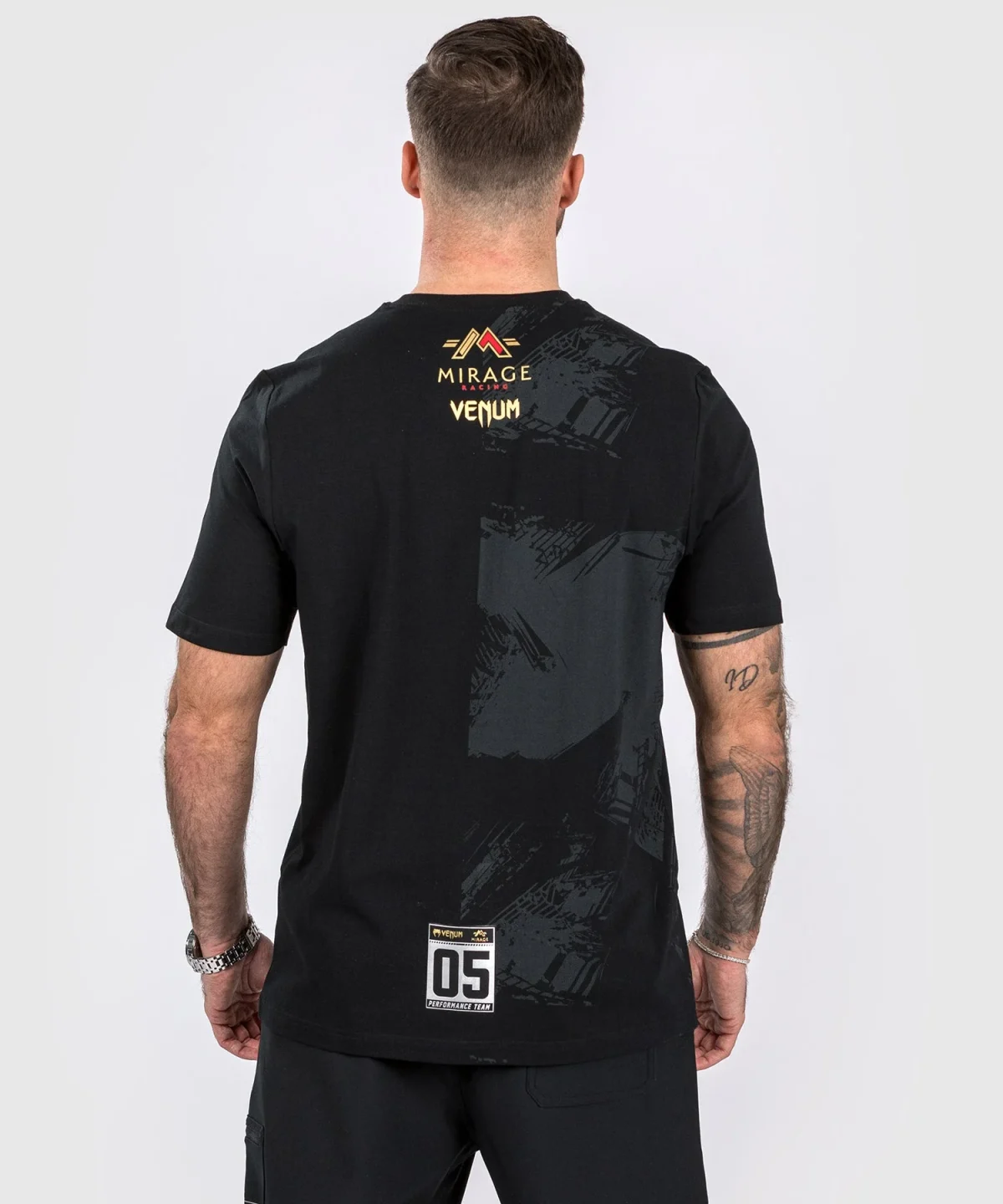 Venum x Mirage T-Shirt - Black/Gold - Image 7