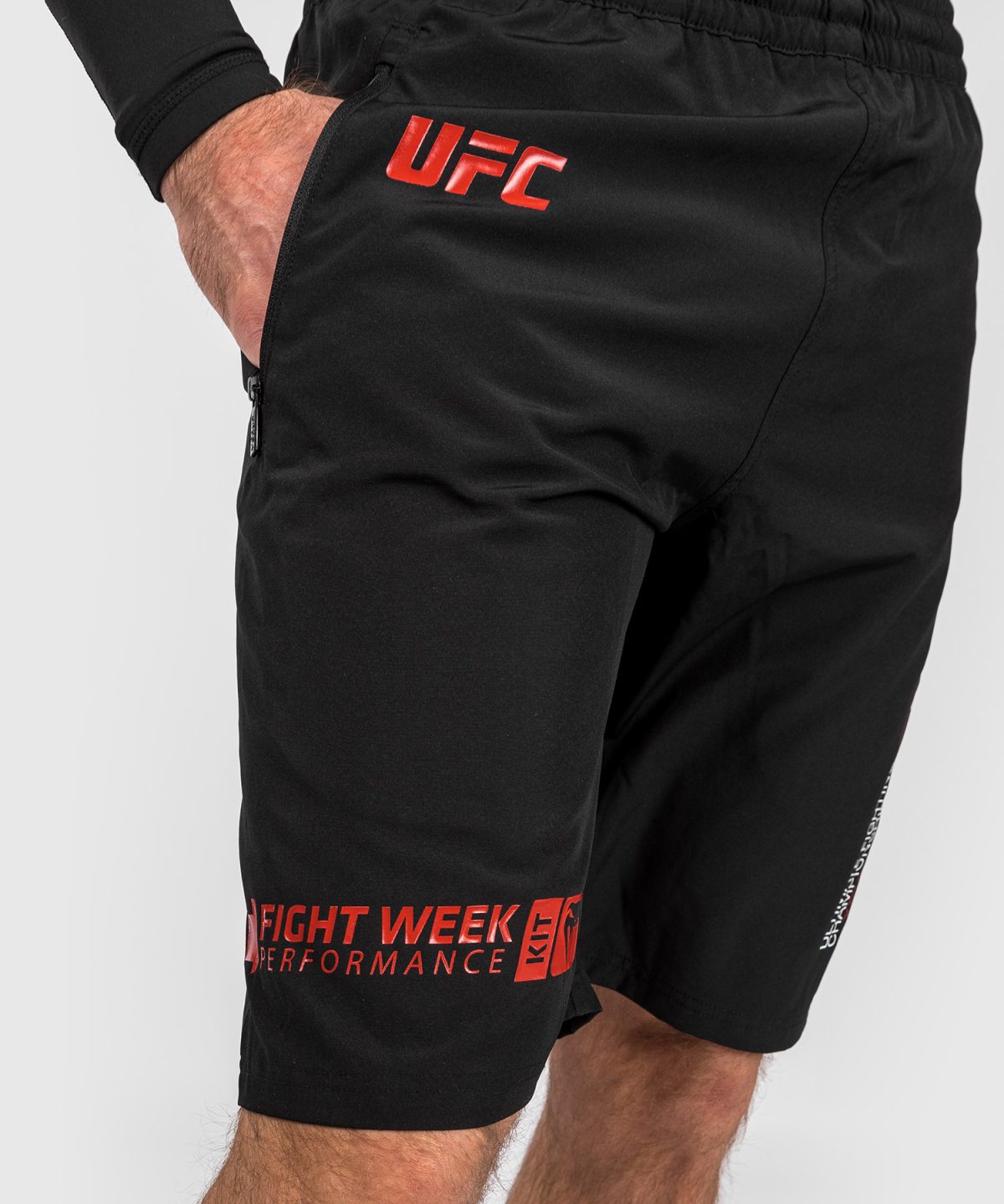 UFC Adrenaline by Venum Fight Week Men’s Performance Shorts - Black - Image 6