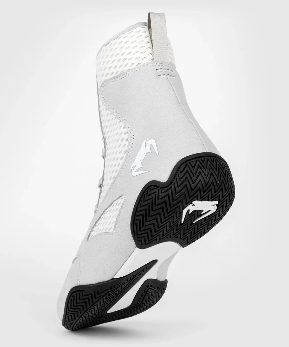 Venum Contender Boxing Shoes - White/Grey - Image 5