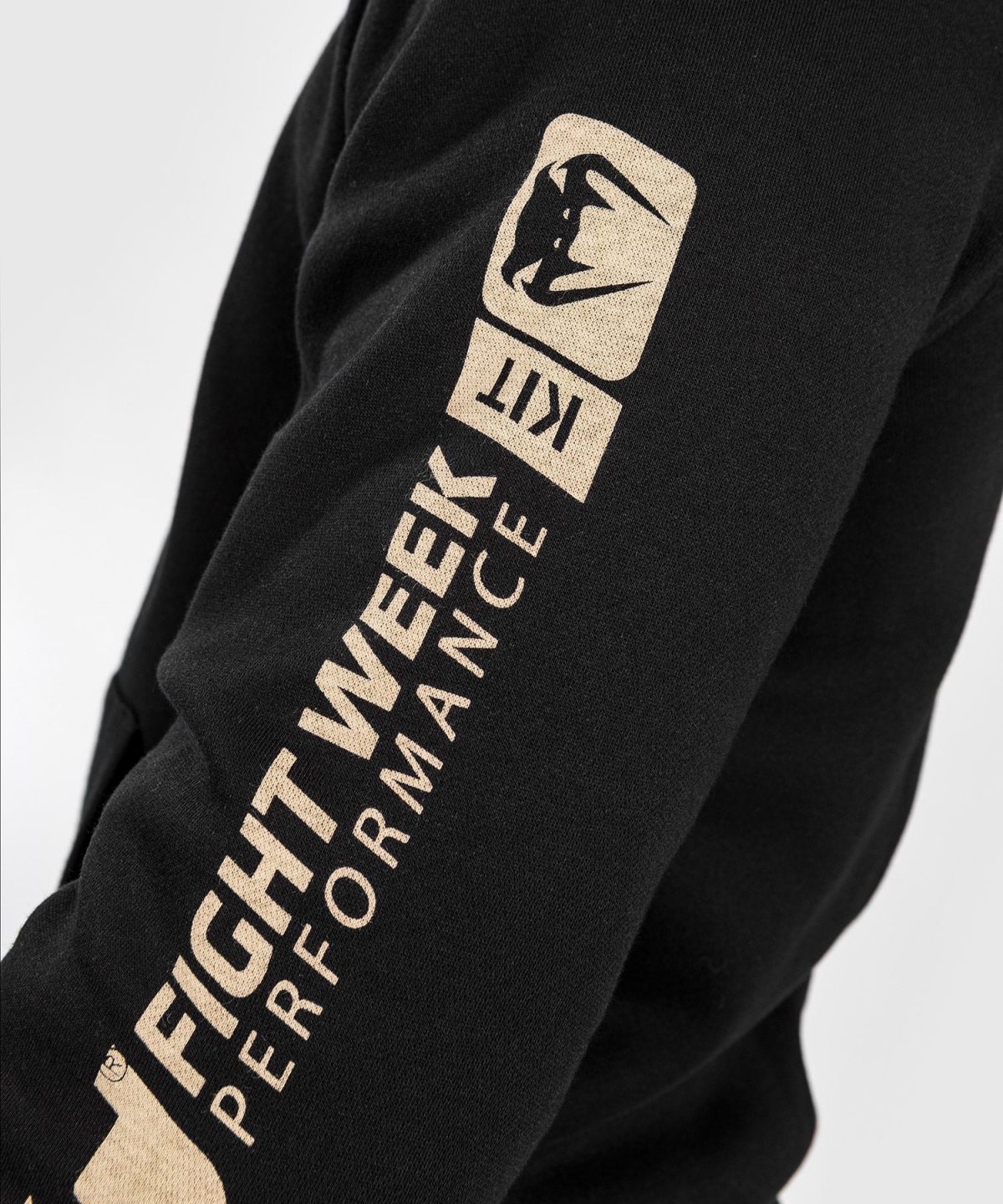 UFC Adrenaline by Venum Fight Week Men’s Pullover Hoodie - Black - Image 3