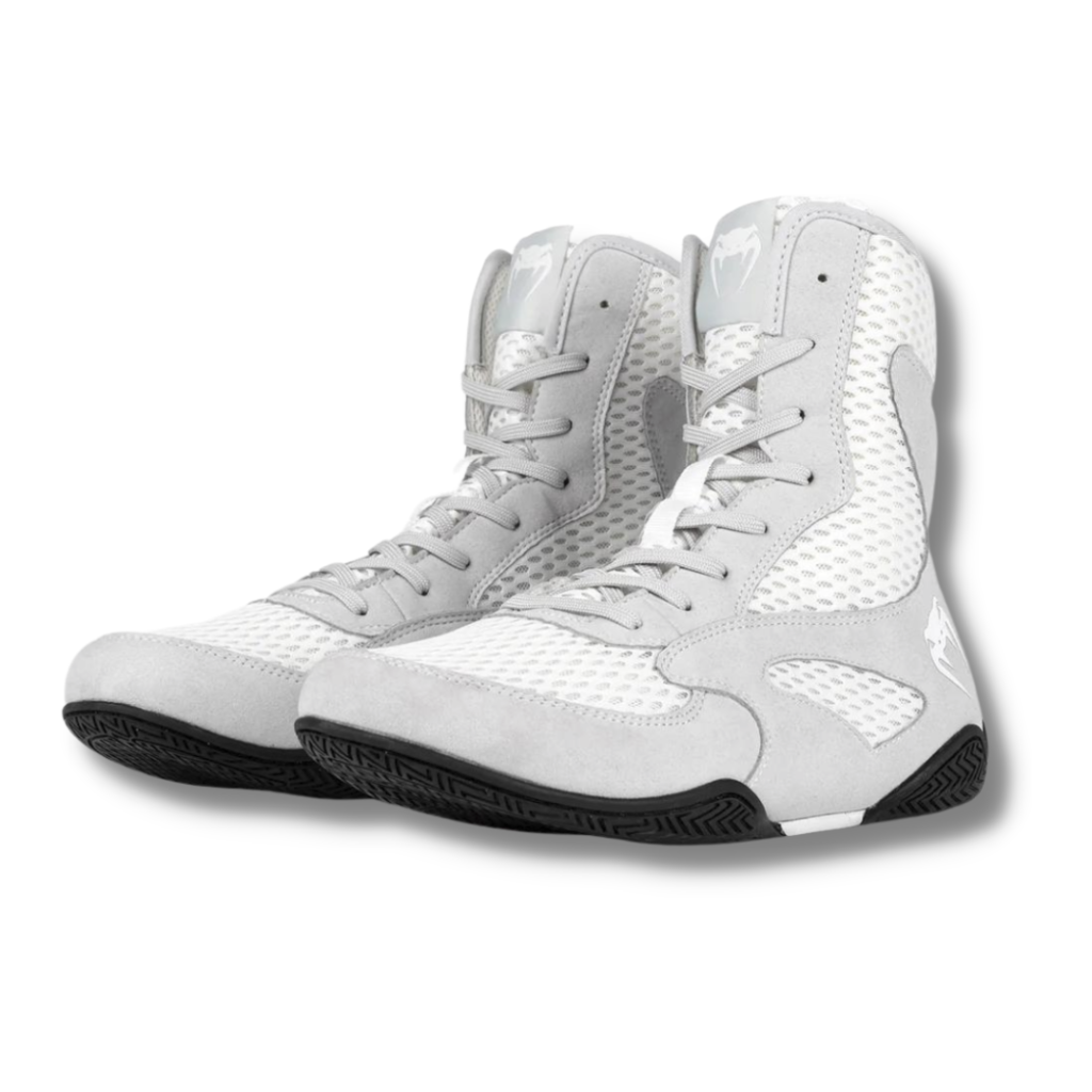 Venum Contender Boxing Shoes - White/Grey