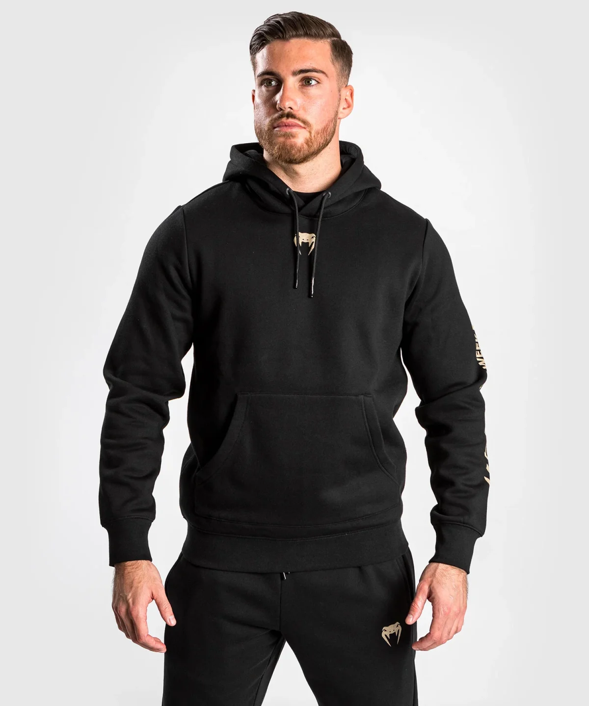 UFC Adrenaline by Venum Fight Week Men’s Pullover Hoodie - Black - Image 6