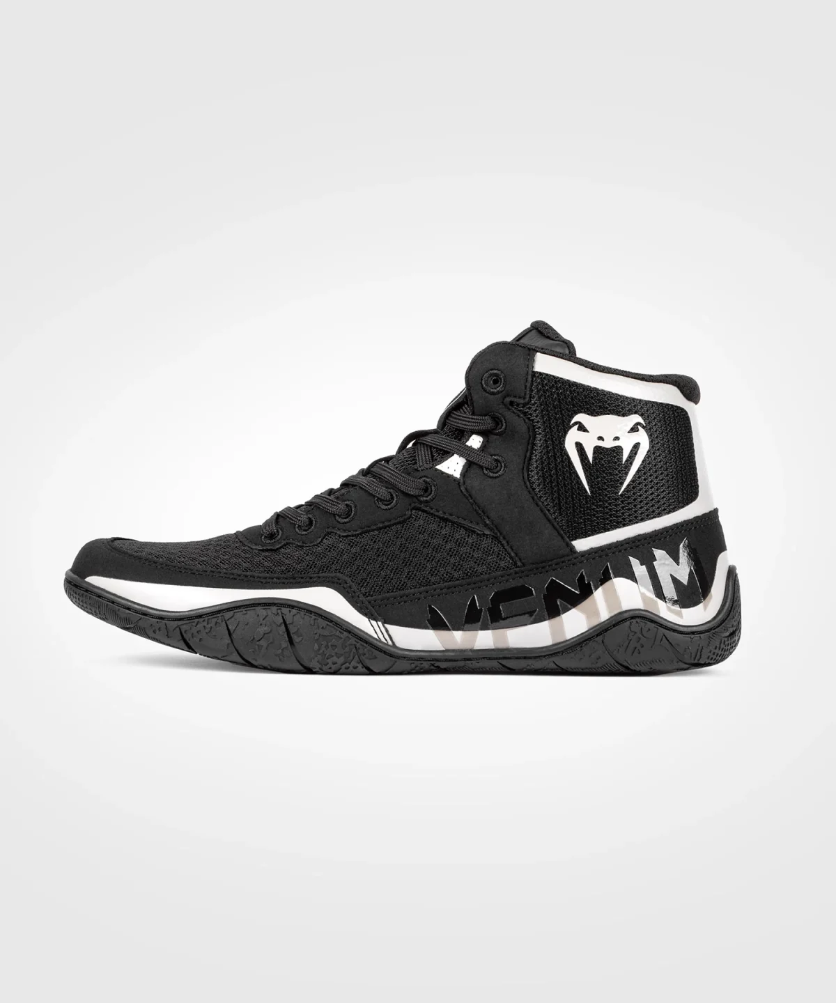 Venum Elite Wrestling Shoes - Black/Sand - Image 4