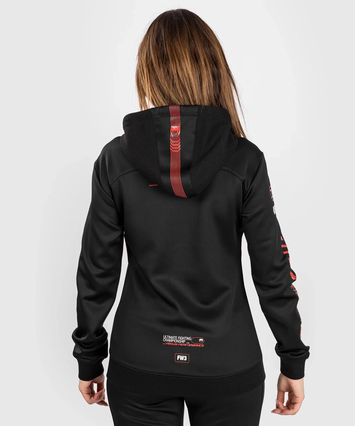 UFC Adrenaline by Venum Fight Week Women’s Zip Hoodie - Black - Image 7
