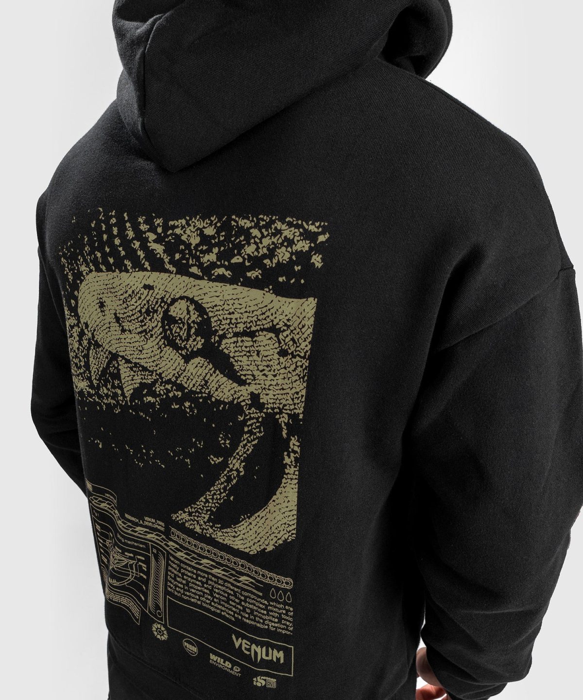 Venum Fangs Hoodie - Oversize Fit - Black - Image 2