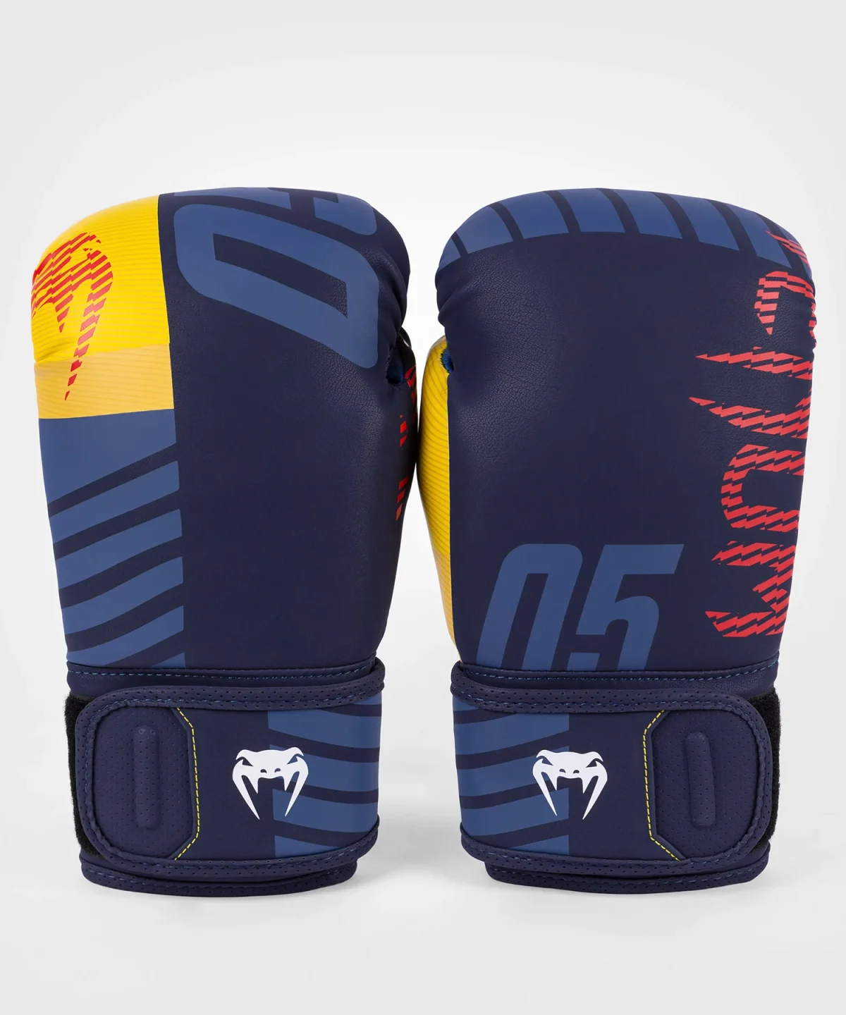 Venum Sport 05 Boxing Gloves - Blue/Yellow - Image 5