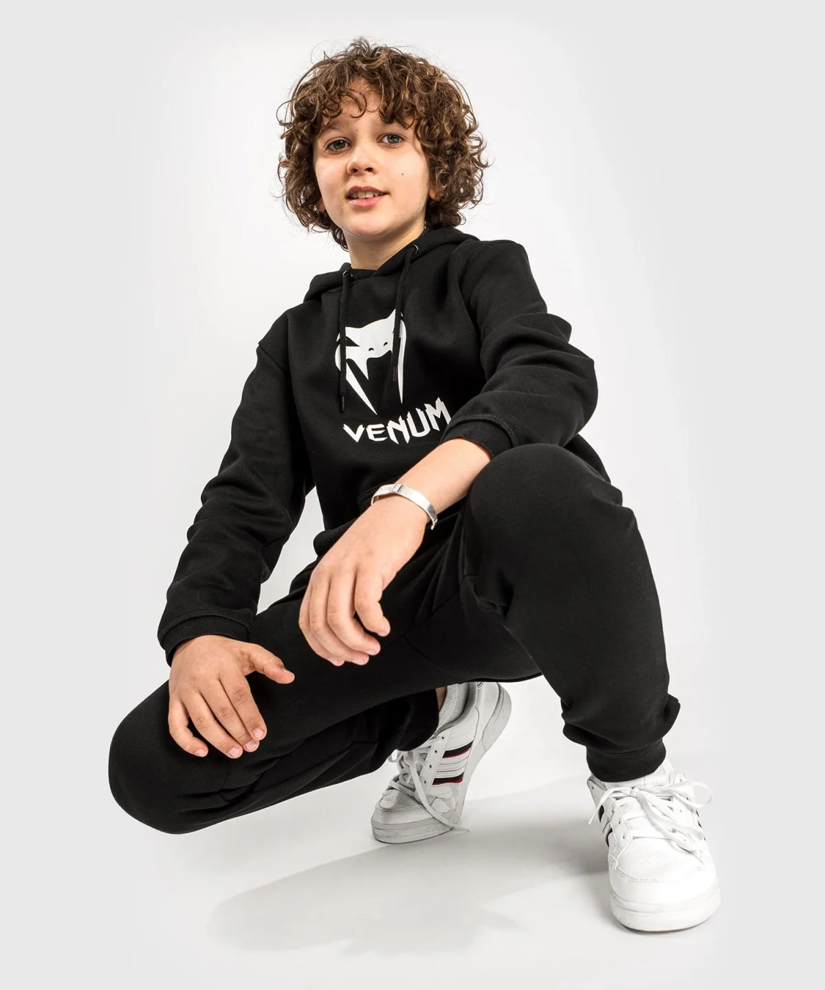 Venum Classic Hoodie - For Kids - Black - Image 4