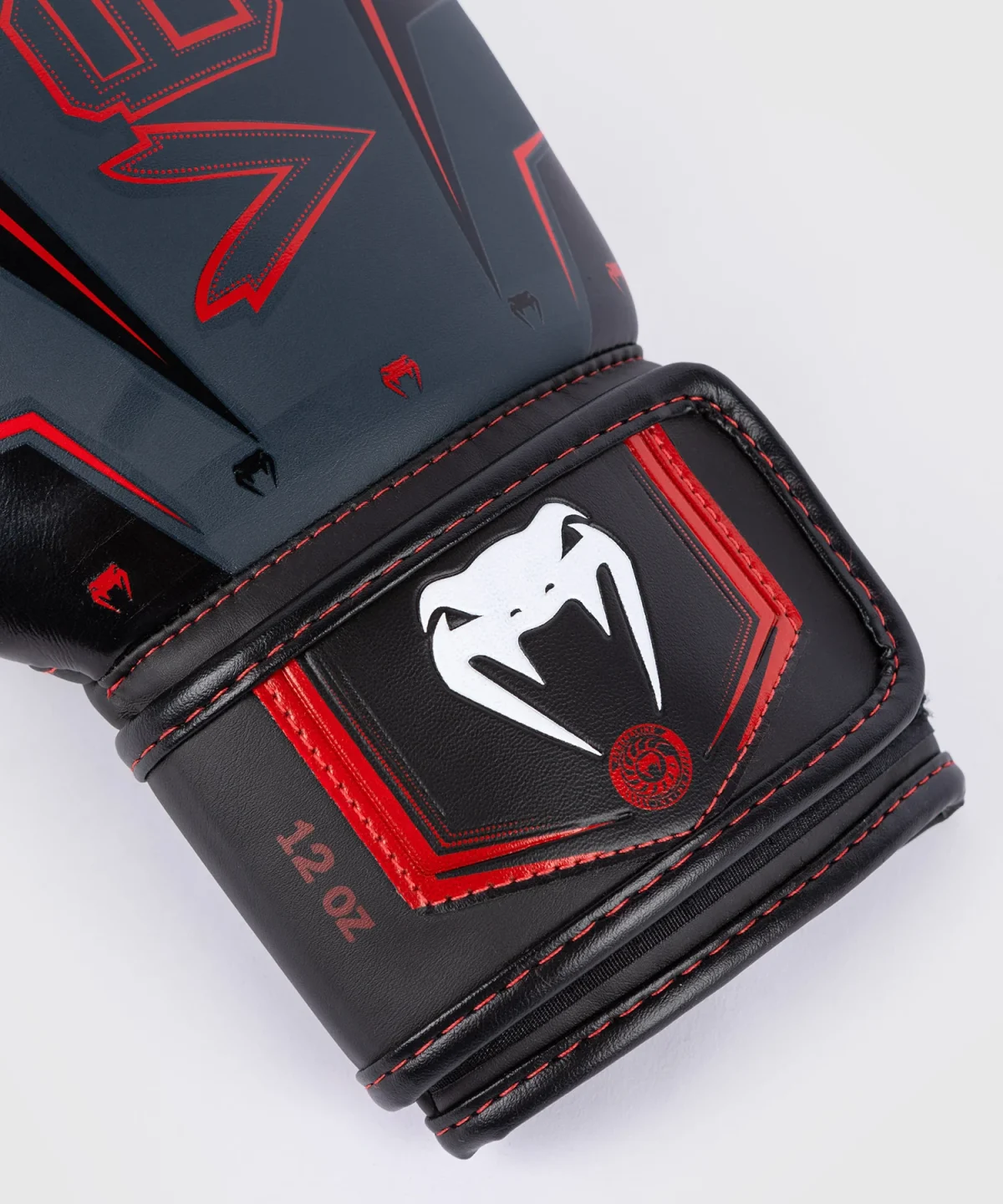 Venum Elite Evo Boxing Gloves - Navy/Black/Red - Image 6