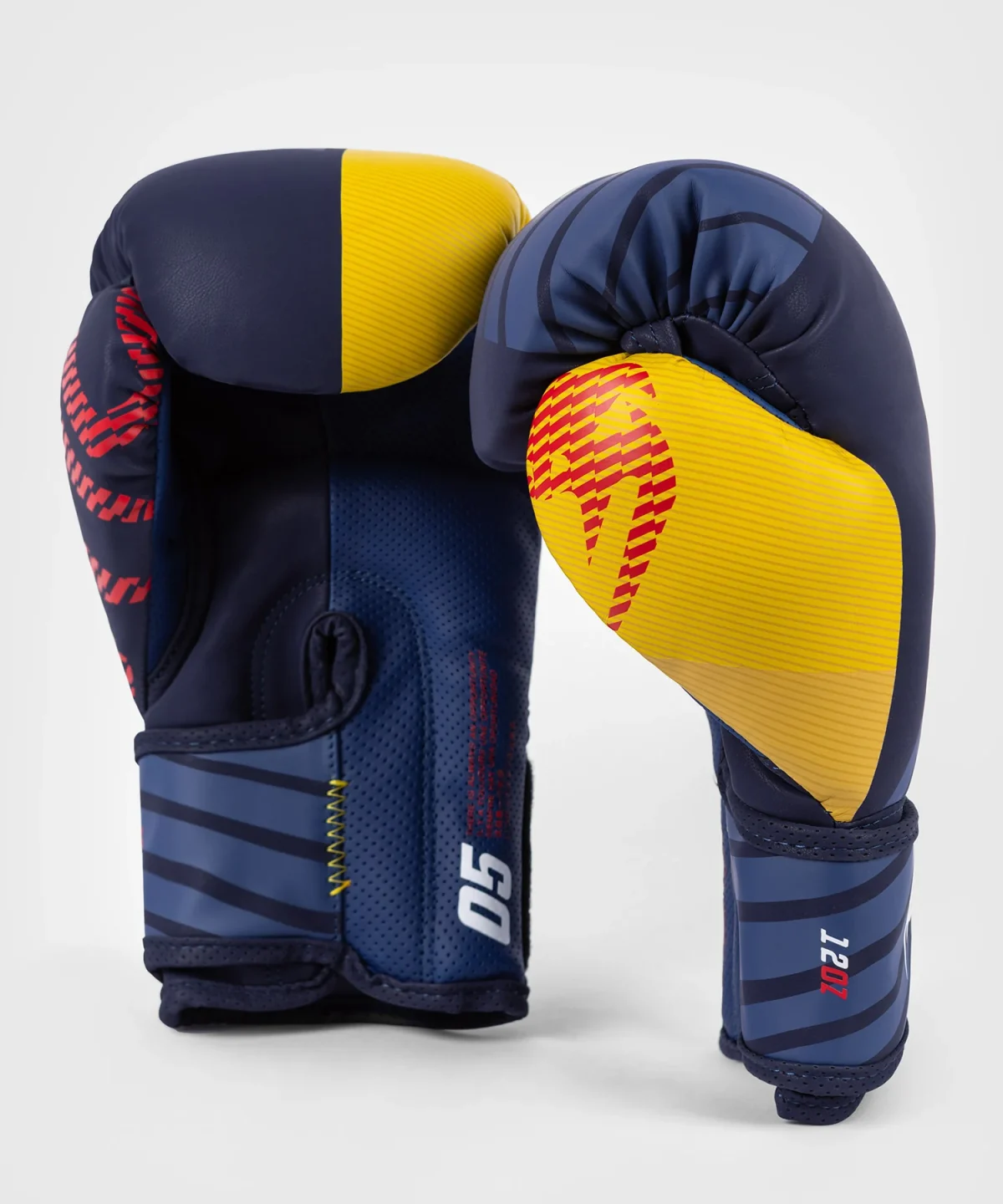 Venum Sport 05 Boxing Gloves - Blue/Yellow - Image 6