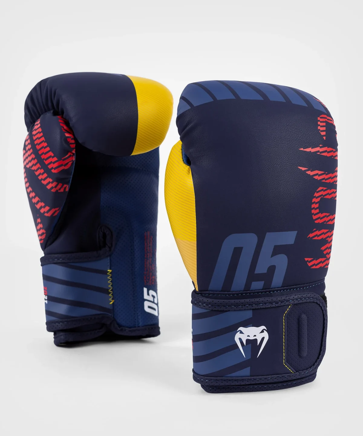 Venum Sport 05 Boxing Gloves - Blue/Yellow - Image 7