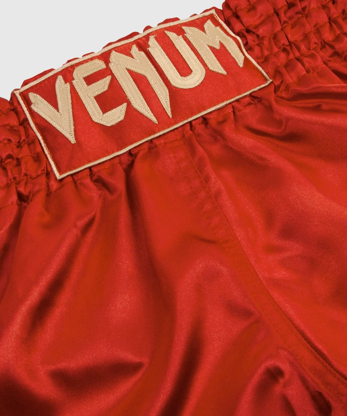 Venum Classic Muay Thai Short - Bordeaux/Gold - Image 4