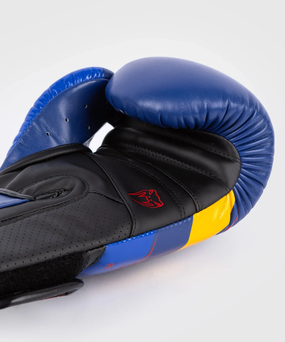 Venum Elite Evo Boxing Gloves - Blue/Yellow - Image 4