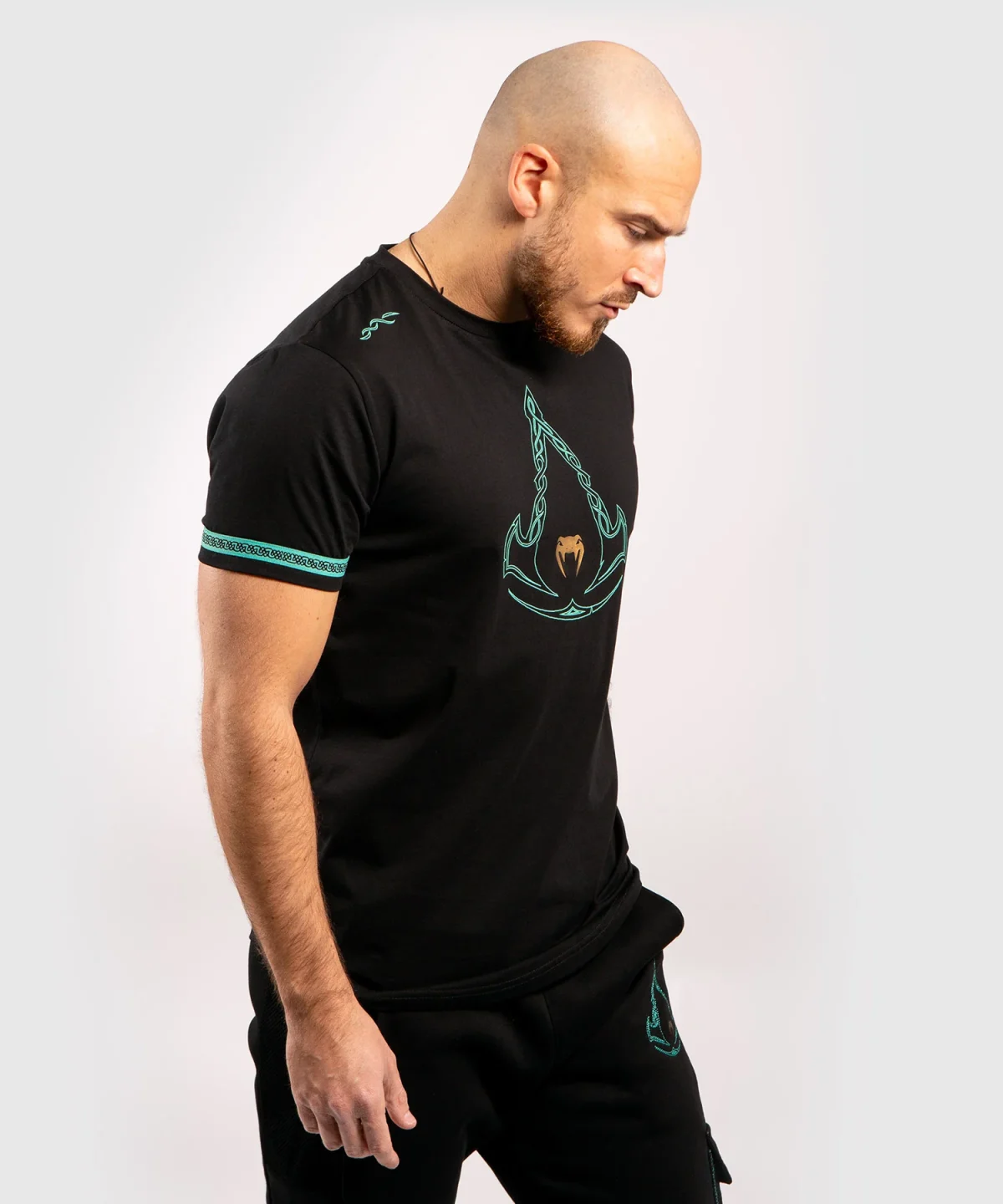 Venum Assassin's Creed T-shirt - Black/Blue - Image 7