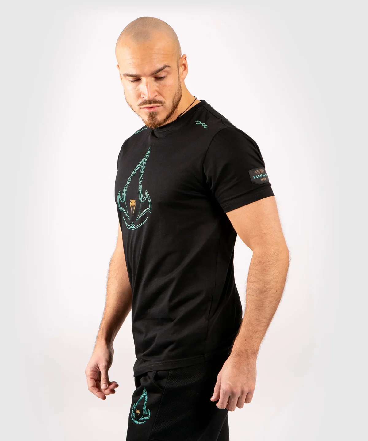 Venum Assassin's Creed T-shirt - Black/Blue - Image 8