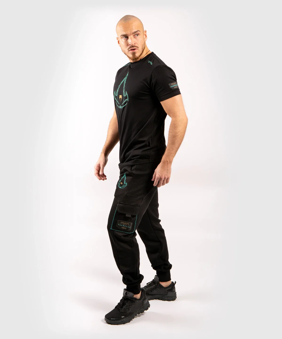 Venum Assassin's Creed T-shirt - Black/Blue - Image 9