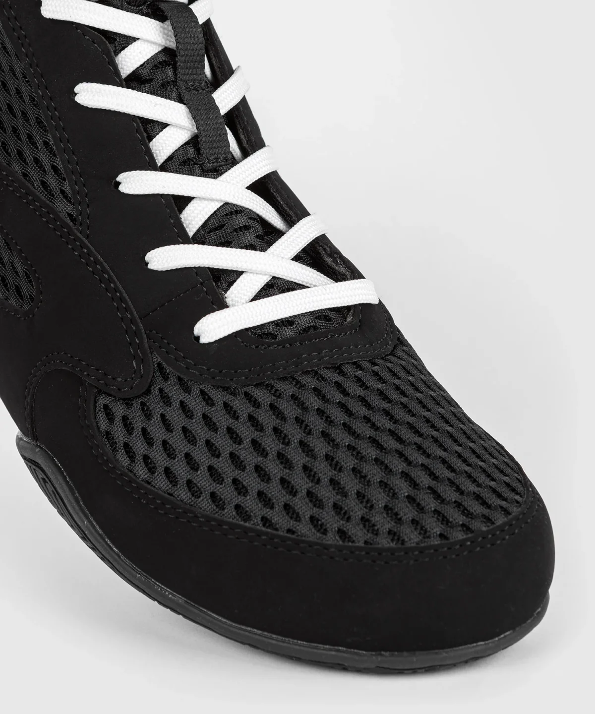 Venum Contender Boxing Shoes - Black / White - Image 5