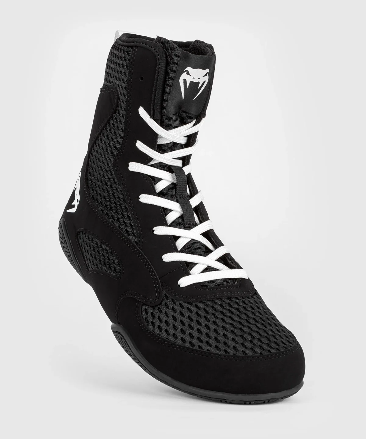 Venum Contender Boxing Shoes - Black / White - Image 9