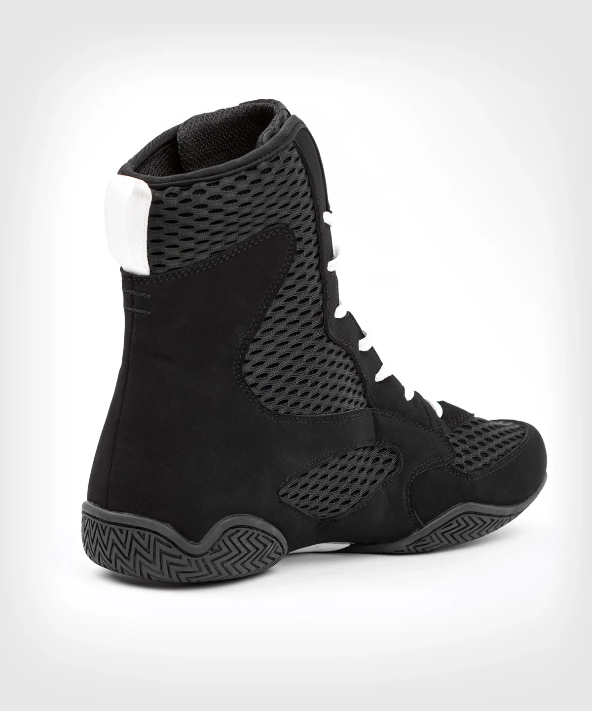 Venum Contender Boxing Shoes - Black / White - Image 6