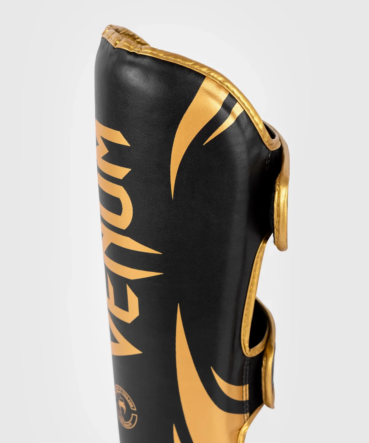 Venum Challenger Standup Shin Guards - Black/Gold - Image 2