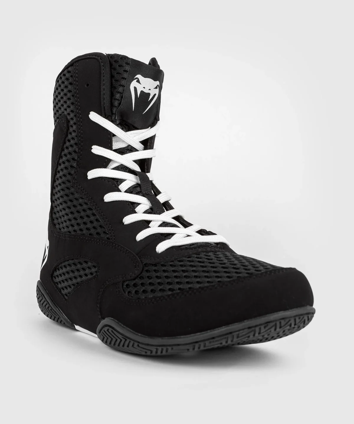 Venum Contender Boxing Shoes - Black / White - Image 3