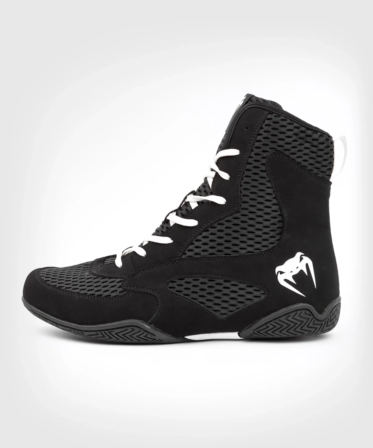 Venum Contender Boxing Shoes - Black / White - Image 7