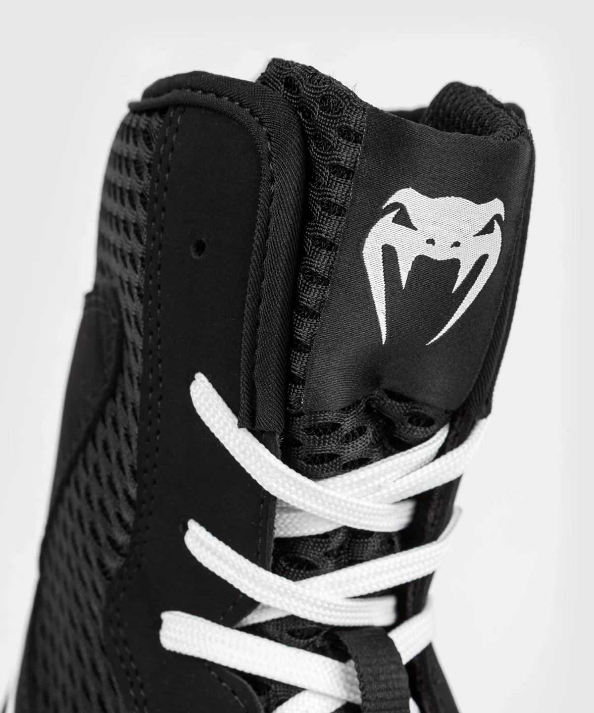 Venum Contender Boxing Shoes - Black / White - Image 4