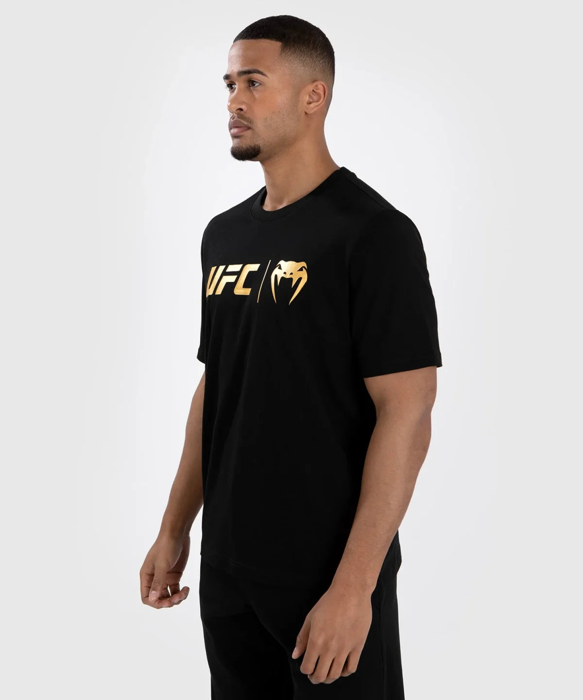 UFC Venum Classic T-Shirt - Black/Gold - Image 4